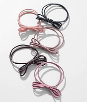 5 Pack Bow Hair Ties