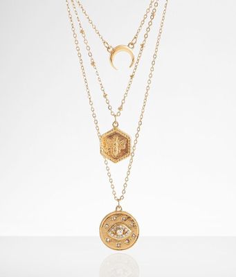 boutique by BKE Multi Pendant Necklace