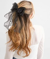 Mesh Bow Barrette