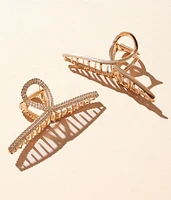 boutique by BKE 2 Pack Glitz Hair Claw Clips