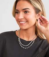 2 Pack Chain Necklace Set