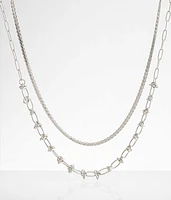 2 Pack Chain Necklace Set