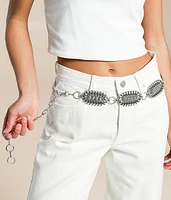Embossed Chain Belt