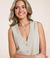 Tiered Heart Necklace