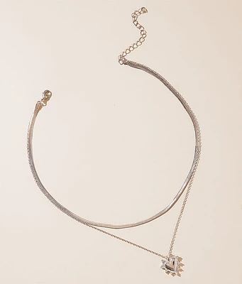Tiered Heart Necklace