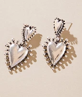 Double Heart Earring