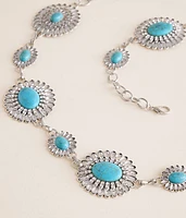 Glitz Concho Chain Belt