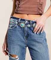Glitz Concho Chain Belt