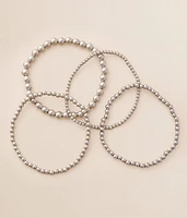 4 Pack Shot Bead Bracelet Set
