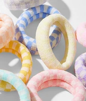 9 Pack Checkered Ponytails
