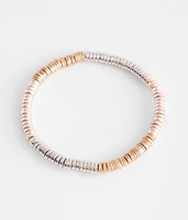 BKE Metal Disc Bead Bracelet