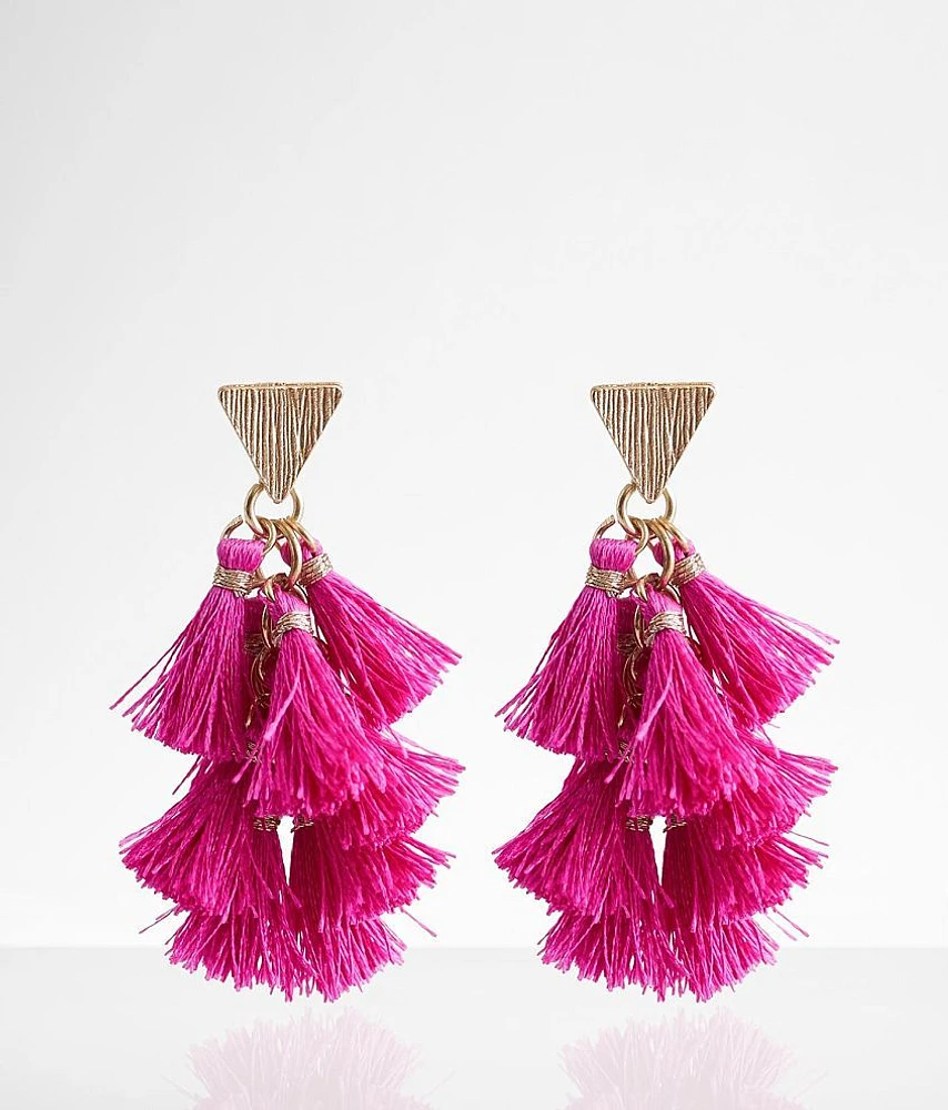 boutique by BKE Layered Tassel Earring