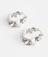 Warped Hoop Earring