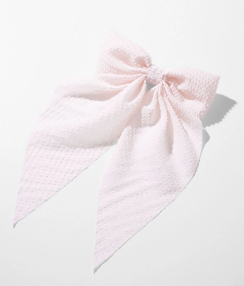 Eyelash Bow Barrette