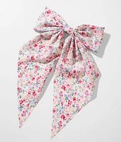 boutique by BKE Floral Hair Bow Barrette