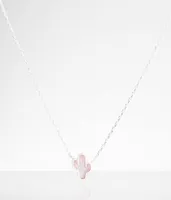 boutique by BKE Dainty Cactus Necklace