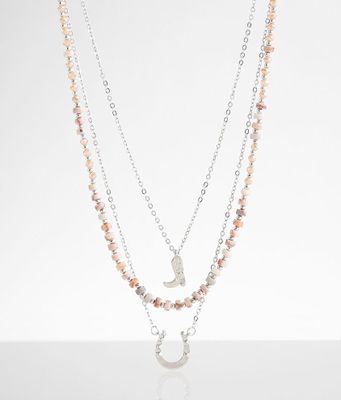 boutique by BKE Western Tiered Necklace