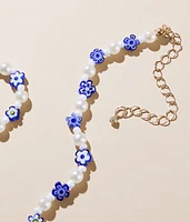 Floral Beaded Necklace