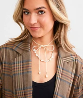 Tiered Shell Wrap Necklace