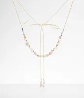 boutique by BKE Tiered Shell Wrap Necklace