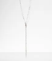 boutique by BKE Knotted Fringe Necklace