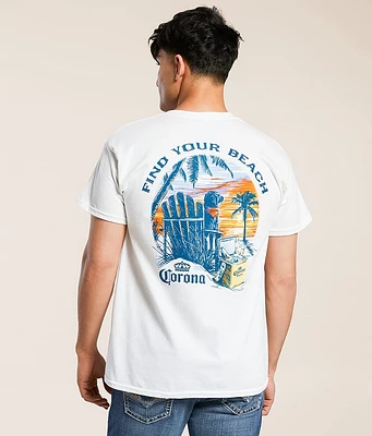 JEDCo Corona Find Your Beach T-Shirt