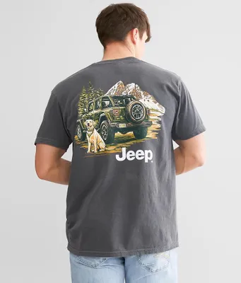 JEDCo Jeep Mountain Dog T-Shirt