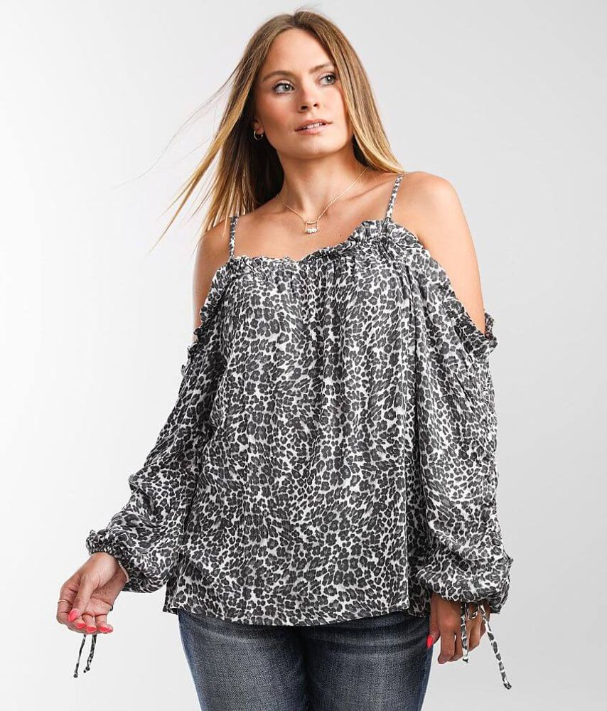 Daytrip Cold Shoulder Top - Women's Shirts/Blouses in White