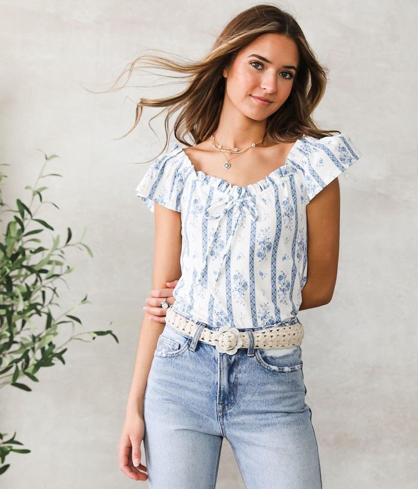 Willow & Root Striped Top