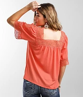 Crochet Trim Top