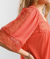 Crochet Trim Top