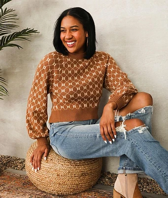Open Back Tie Sweater