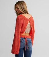 Crochet Cropped Sweater