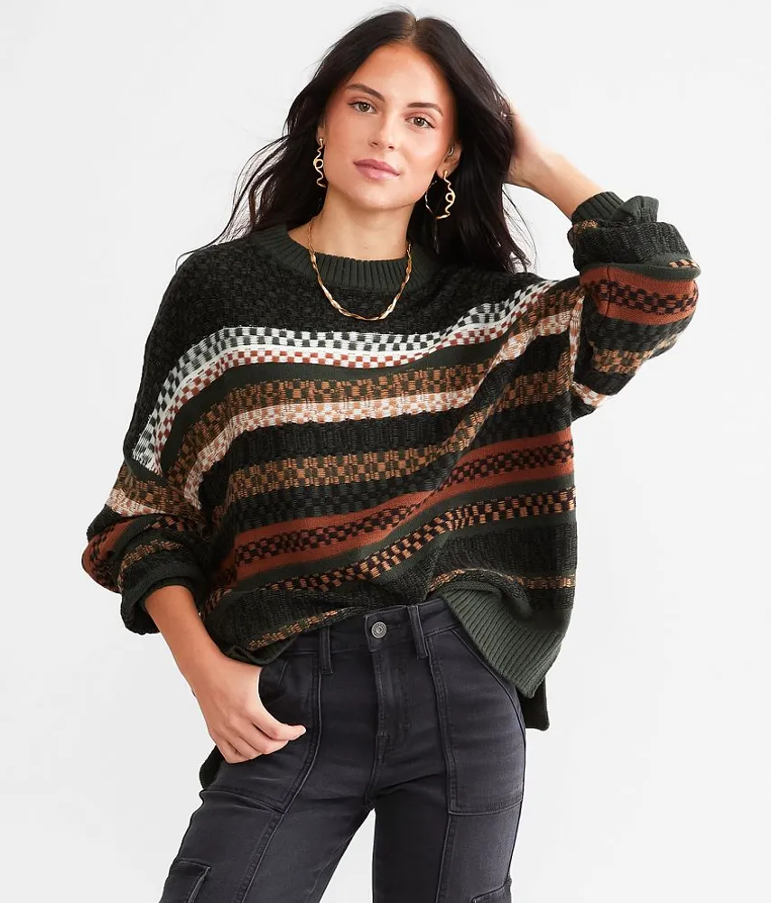 Gilded Intent Patterned Sweater