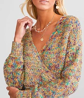 Color Pop Metallic Sweater