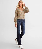 Color Pop Metallic Sweater