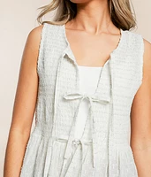 Lurex Striped Tank Top