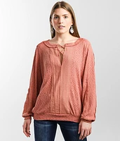 Textured Rib Knit Top