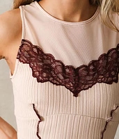 Fitted Mesh Tank Top