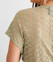 Surplice Twist Front Top