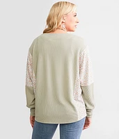 Pieced Floral Top