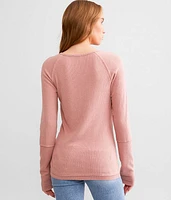 Sweetheart Ribbed Henley
