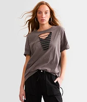 Rhinestone Oversized T-Shirt