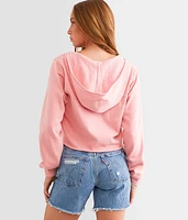 Lace Trim Hoodie