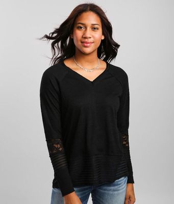Daytrip Lace Inset Top