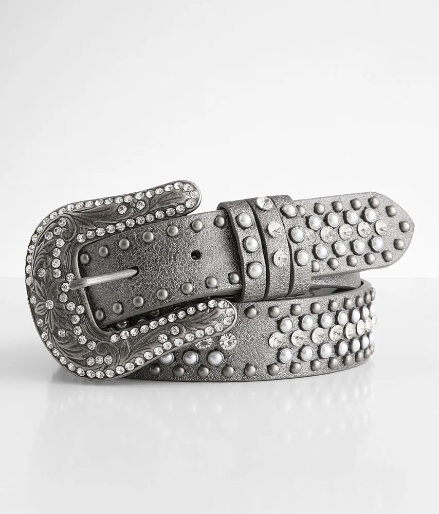 BKE Metallic Glitz Leather Belt