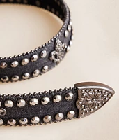 Glitz Jean Leather Belt