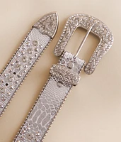 Western Glitz Leather Belt