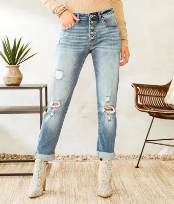 Kan Can High Rise Relaxed Stretch Jean