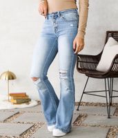 Kan Can Mid-Rise Flare Stretch Jean